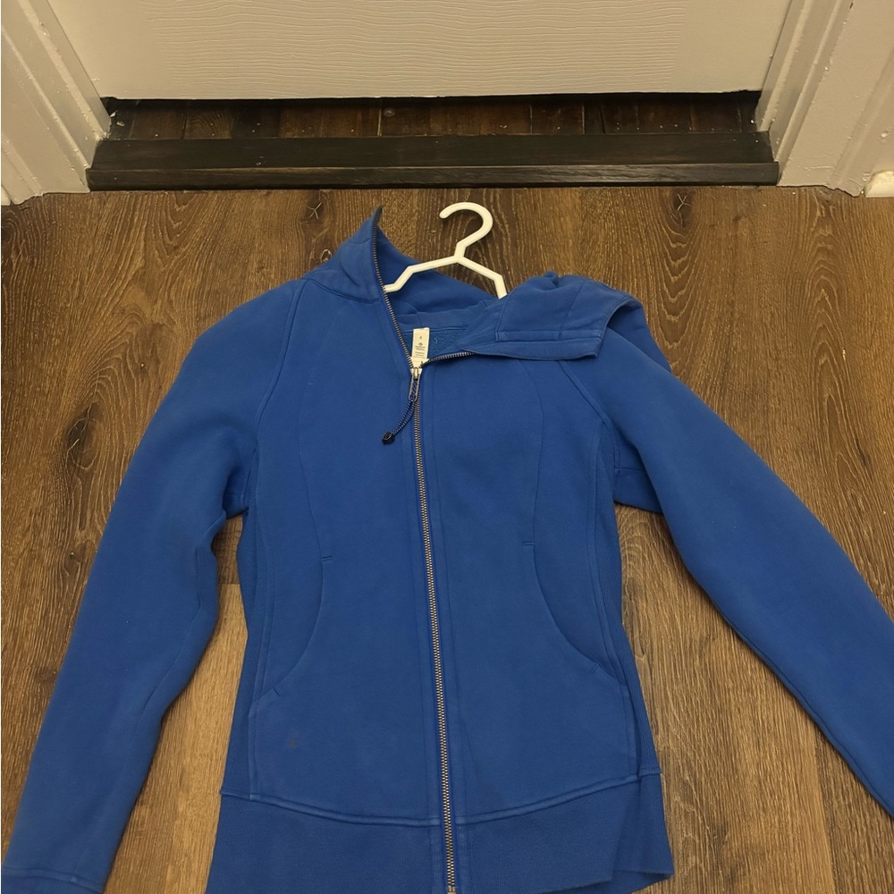 Blue Zip-Up Jacket
